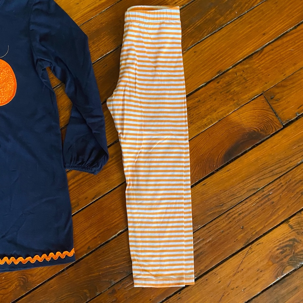 HP| Bailey Boys Fall Pumpkin Matching Set Size 6X - Picture 4 of 8